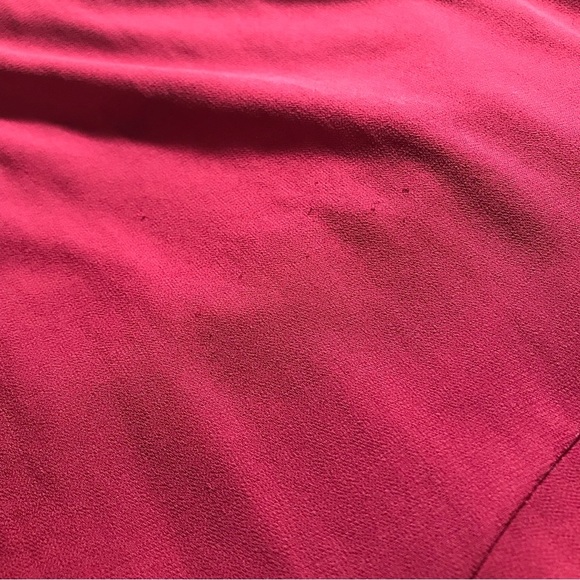 Lulu’s Pour the Champagne Burgundy Ruffled‎ Backless Maxi Dress Small - Picture 8 of 8